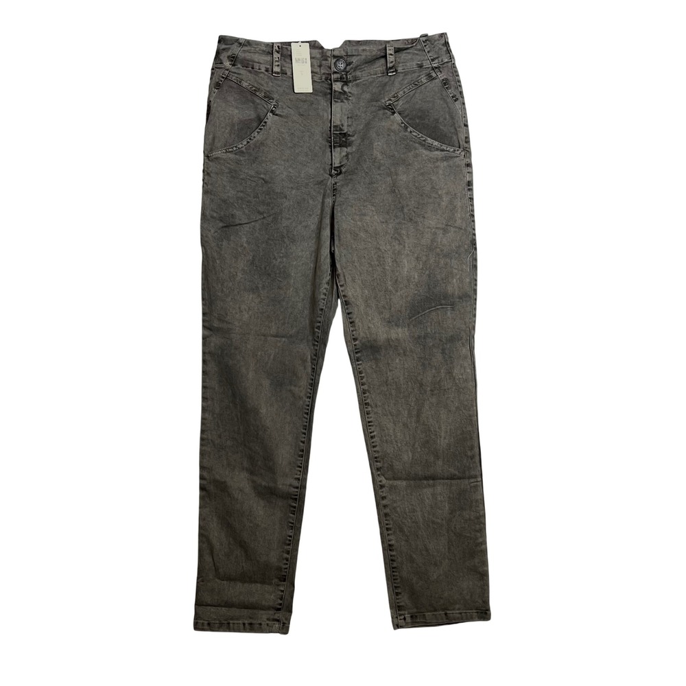 Amadi Anthropologie High‎ Waisted Tapered Ankle Pants Size S Carbon Gray NWT